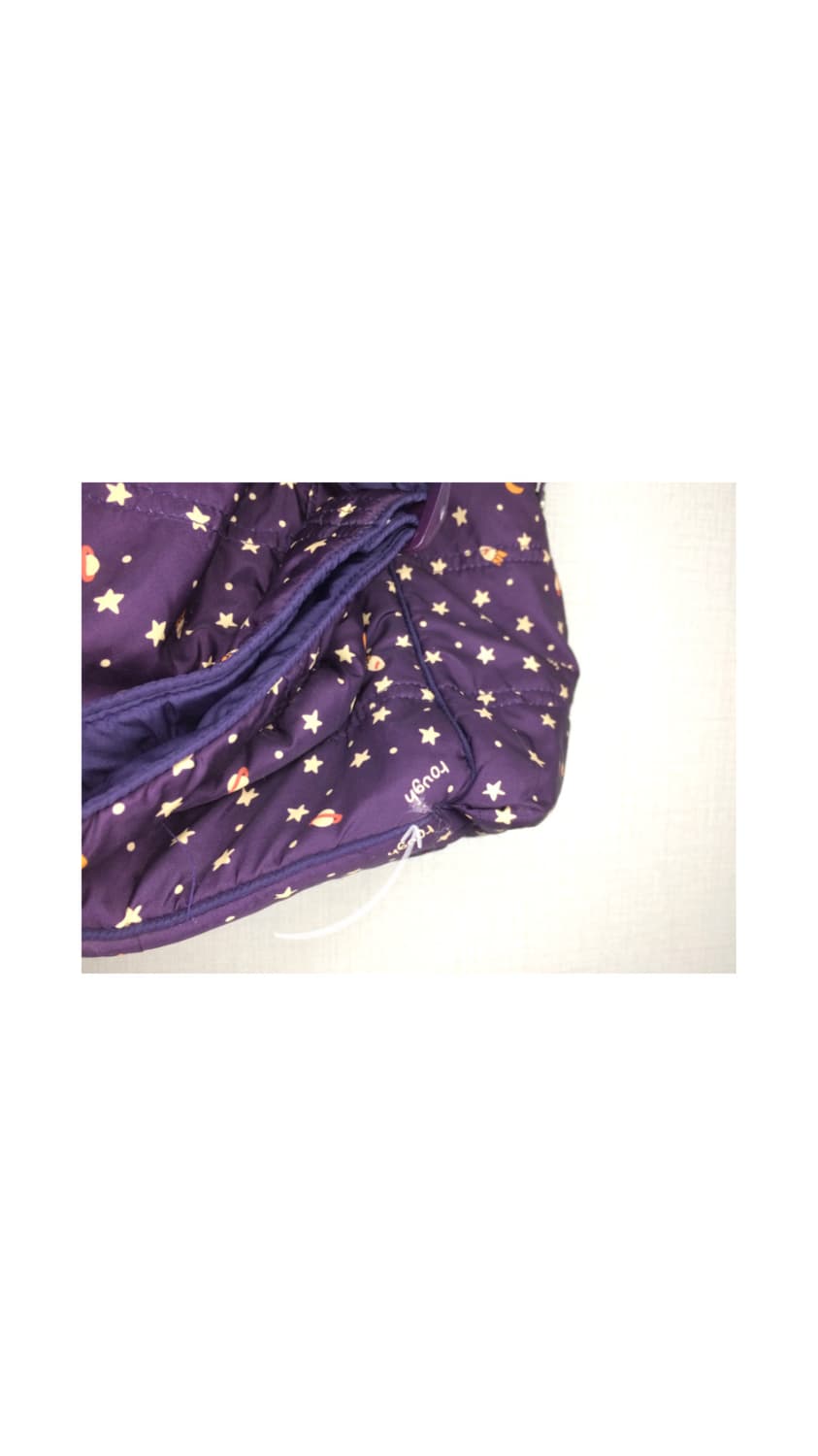 빈티지 퍼플 별 무늬 패디드 숄더백 크로스백 상품이미지5