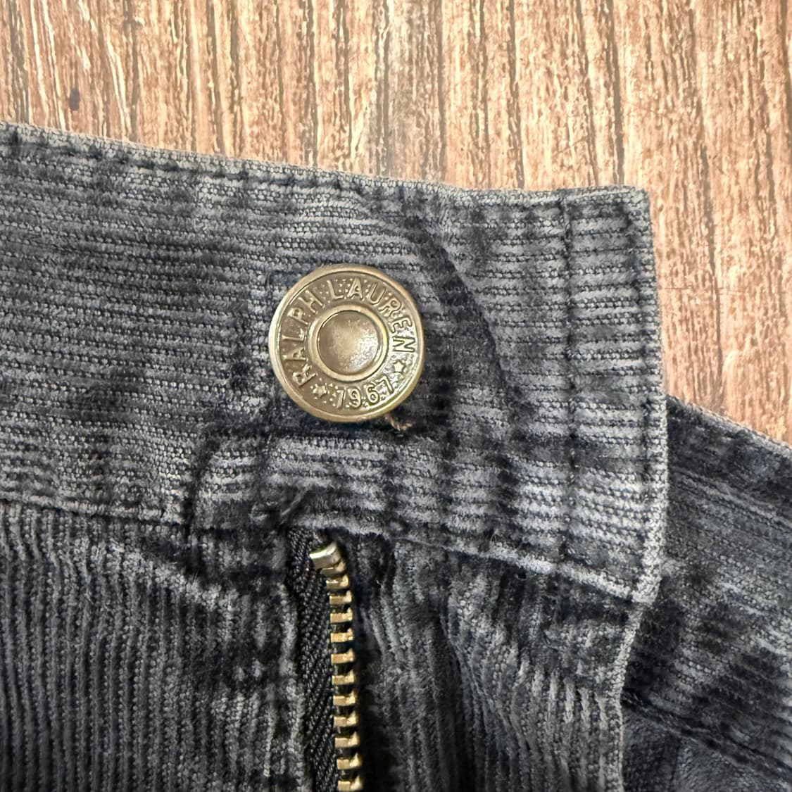 폴로 가죽탭 차콜 코듀로이 팬츠 p2002 상품이미지4