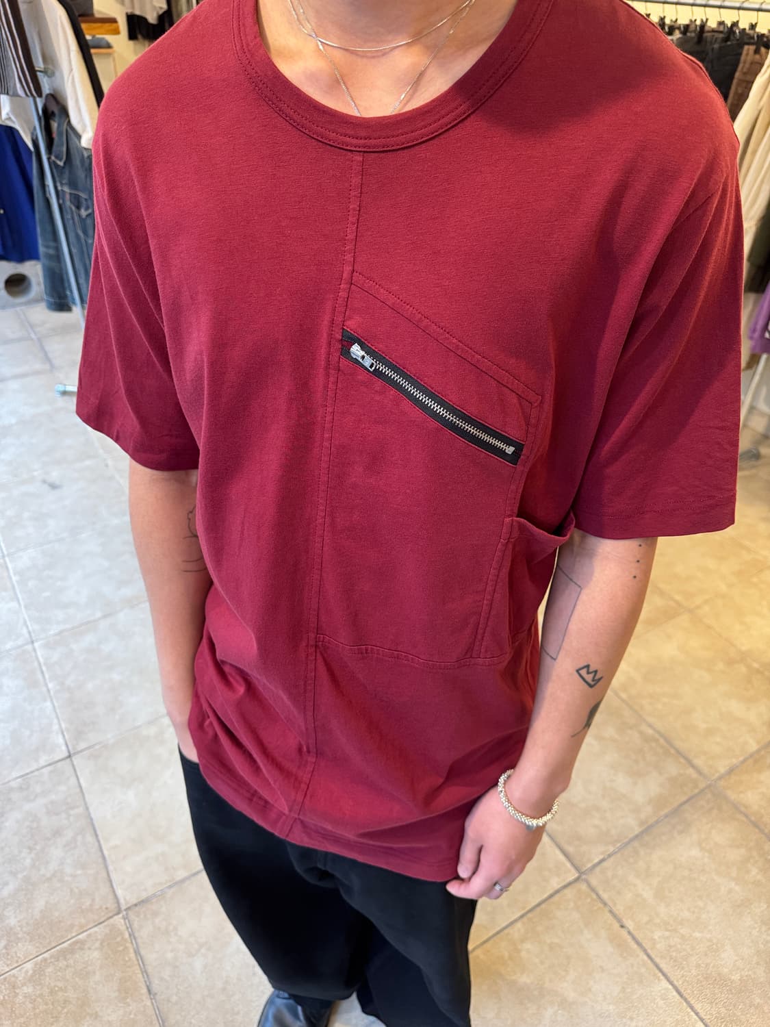 Comme des Garcons SHIRT Zip Pocket Tee 상품이미지1