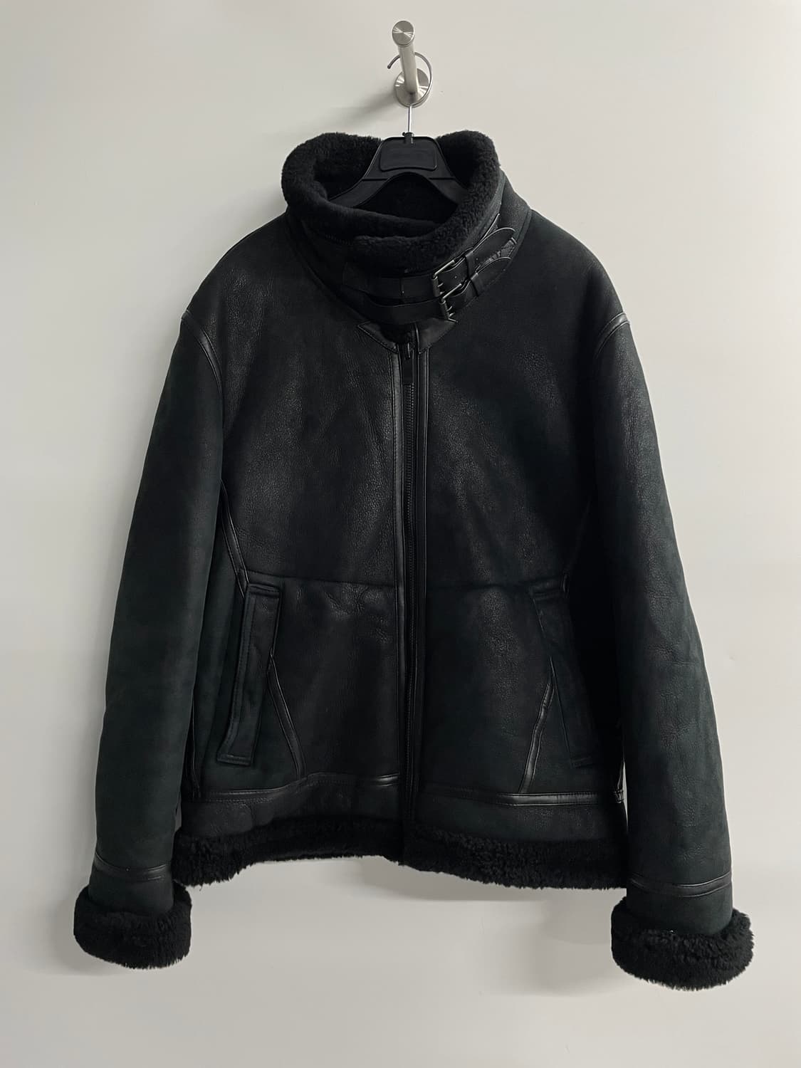 마인드브릿지 천연 양가죽 B-3 무스탕 상품이미지1