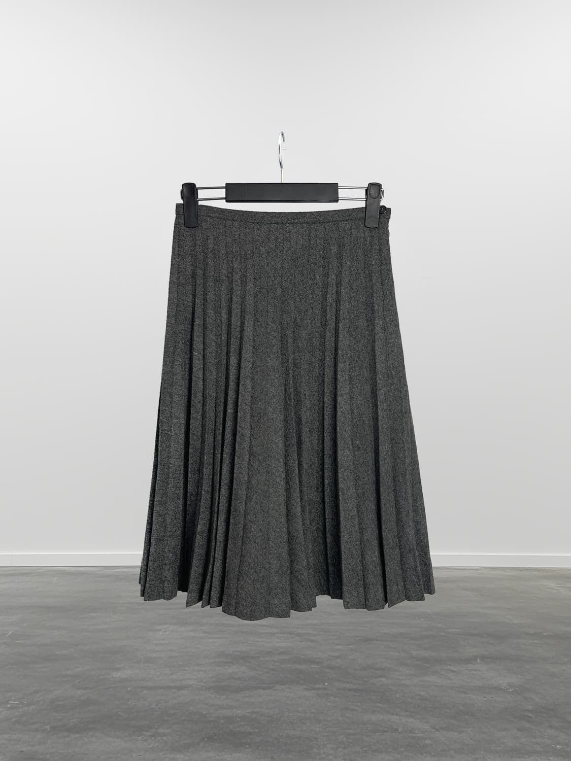 NOUE-RUE 플리츠 울 스커트 상품이미지1