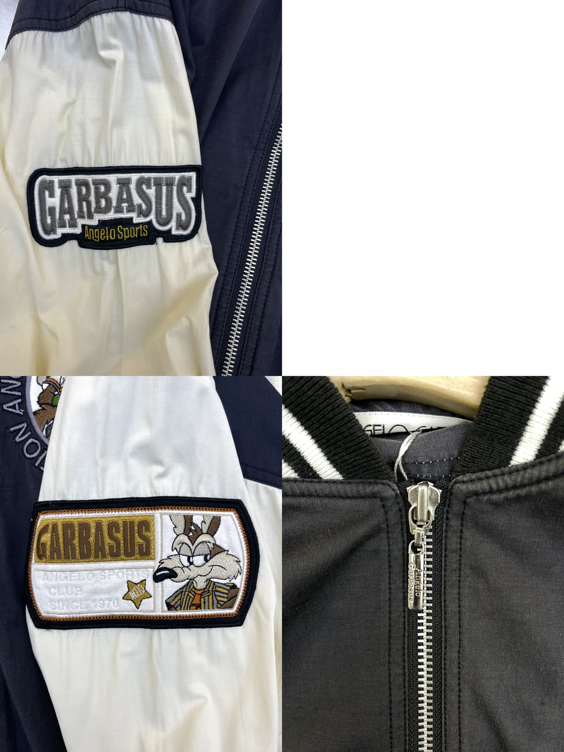 Angelo Garbasus 90s 카툰 베이스볼 자켓 상품이미지8
