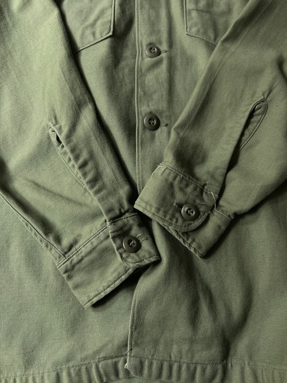 [L]60's 오리지널 U.S ARMY OG-107 밀리터리 셔츠 상품이미지5