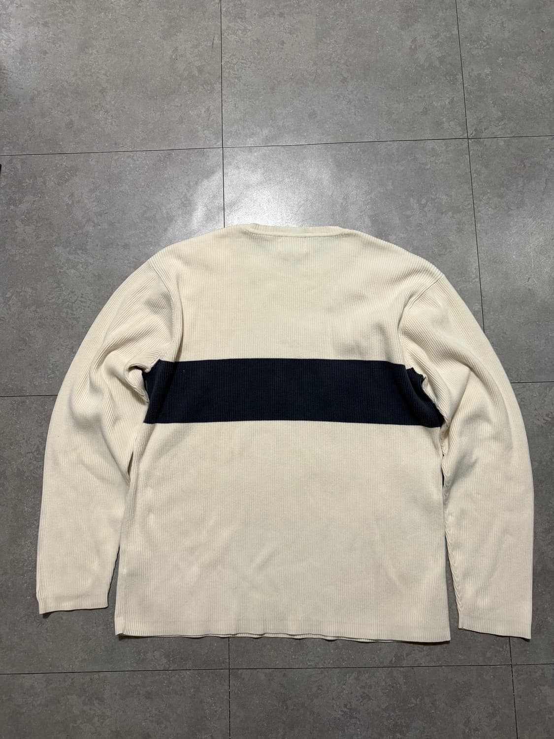 00s  두산 랄프로렌 폴로 진  빈티지 와플 코튼 니트   100 상품이미지7