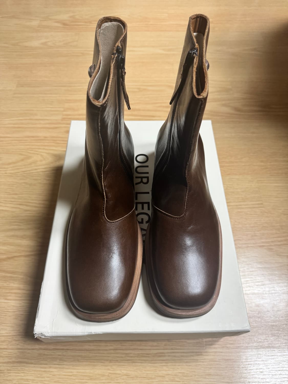 아워레가시 카미온 앙클부츠 브라운 상품이미지1