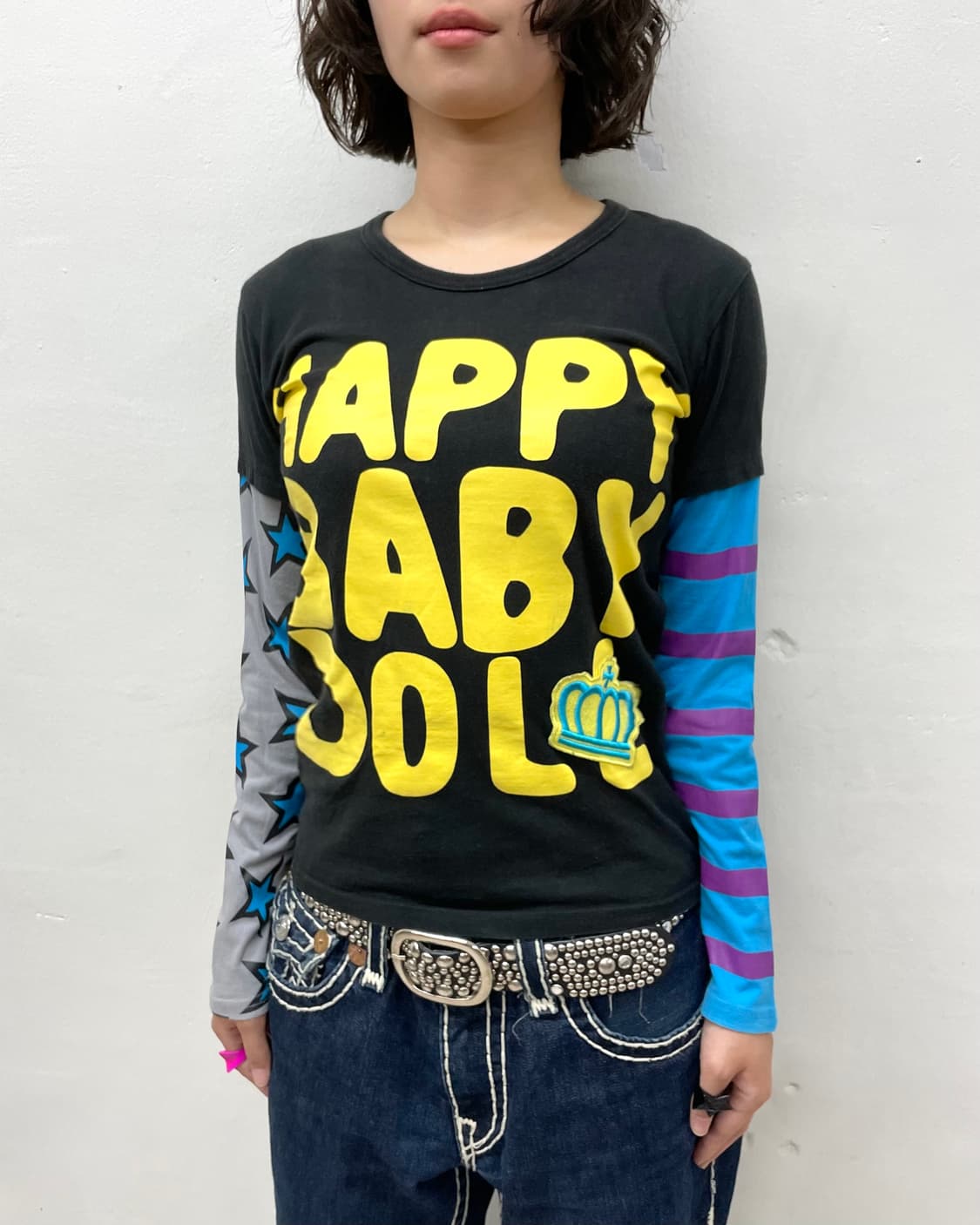 Baby Doll Retro Star Stripe Long Sleeve 상품이미지4