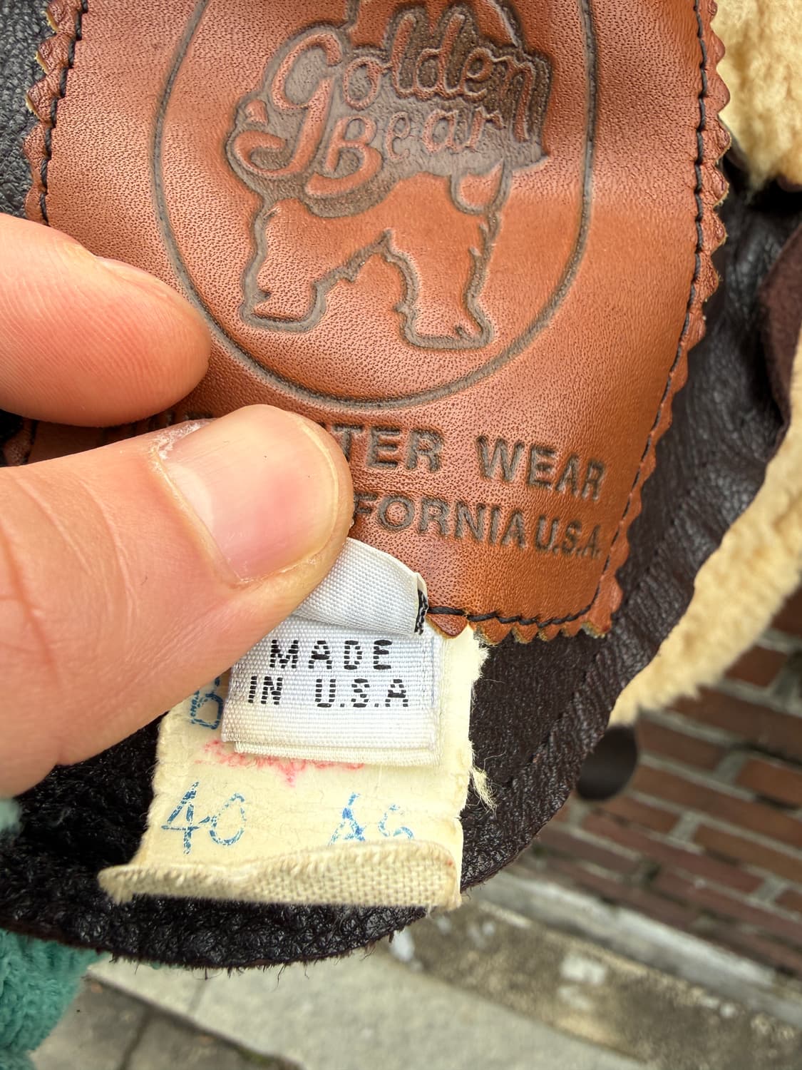 80s 골든베어 b-3 무스탕 40(XL) 상품이미지10