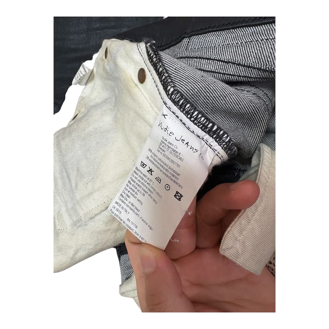 누디진 Nudie Jeans Tight Long 코팅진 32x30 상품이미지4