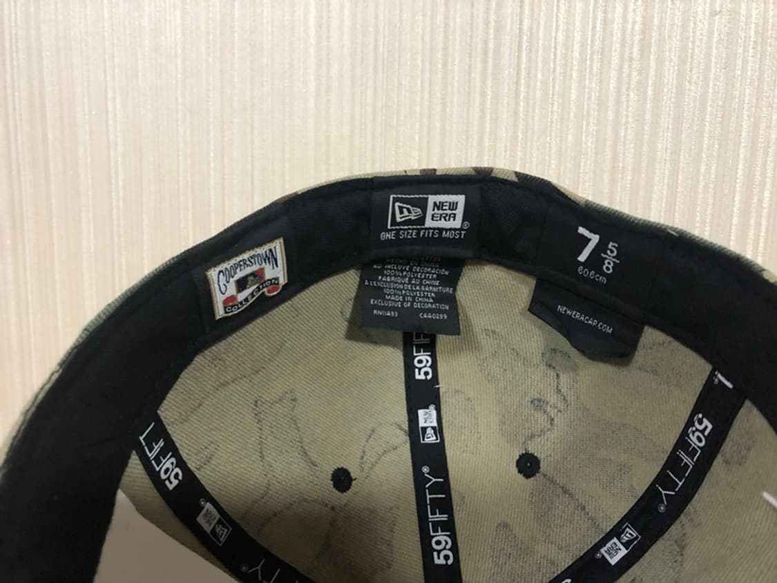 MLB 뉴에라 쿠퍼스타운 보스턴레드삭스 카모모자/캡 7 5/8 상품이미지10