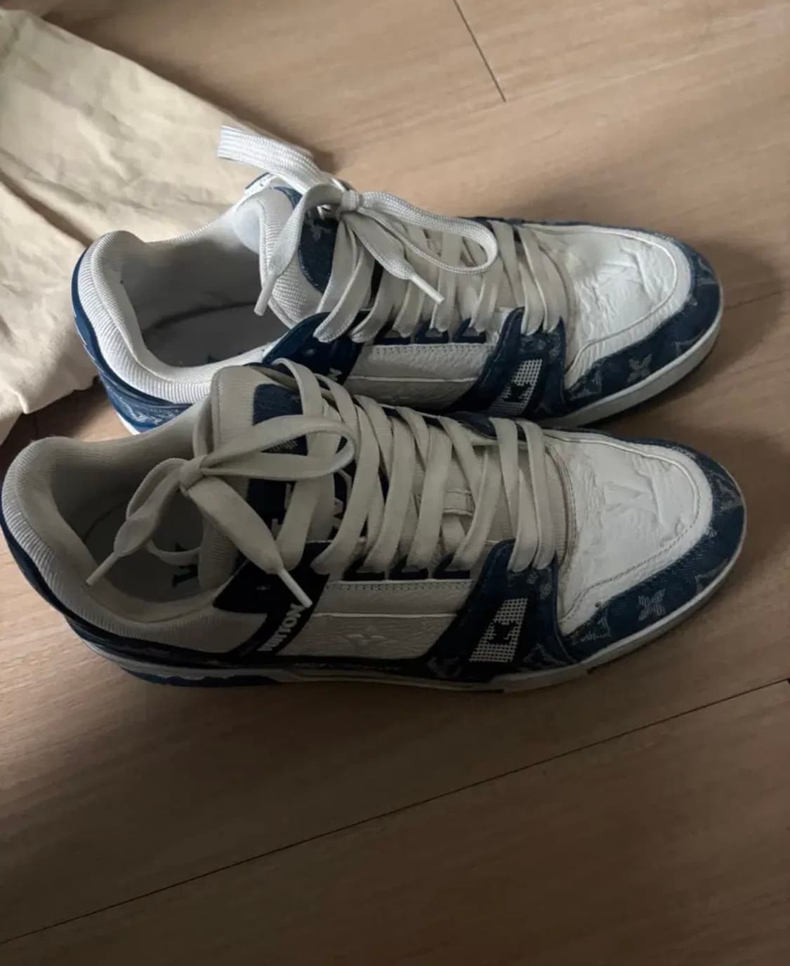 루이비통 LV 트레이너 모노그램 데님 블루 스니커즈 상품이미지2