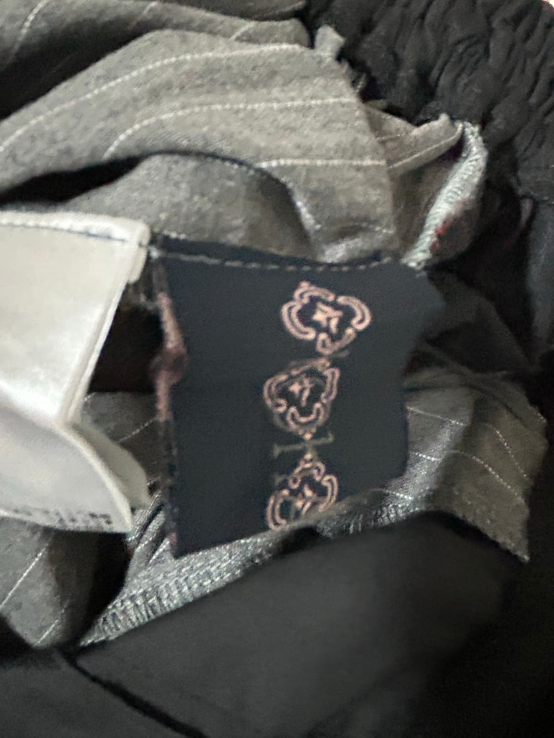 오즈온깔 kOhAKU 배색 레이어드 벨트 롱스커트 상품이미지4