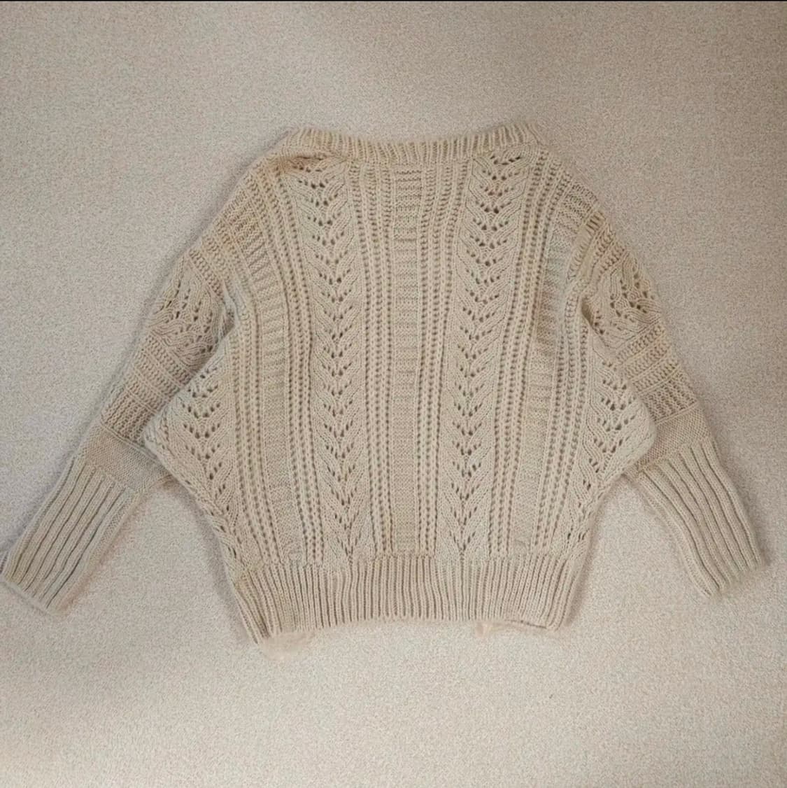 (0)리즈리사 일본빈티지 리본 디테일 긴팔 니트 스웨터 상품이미지7