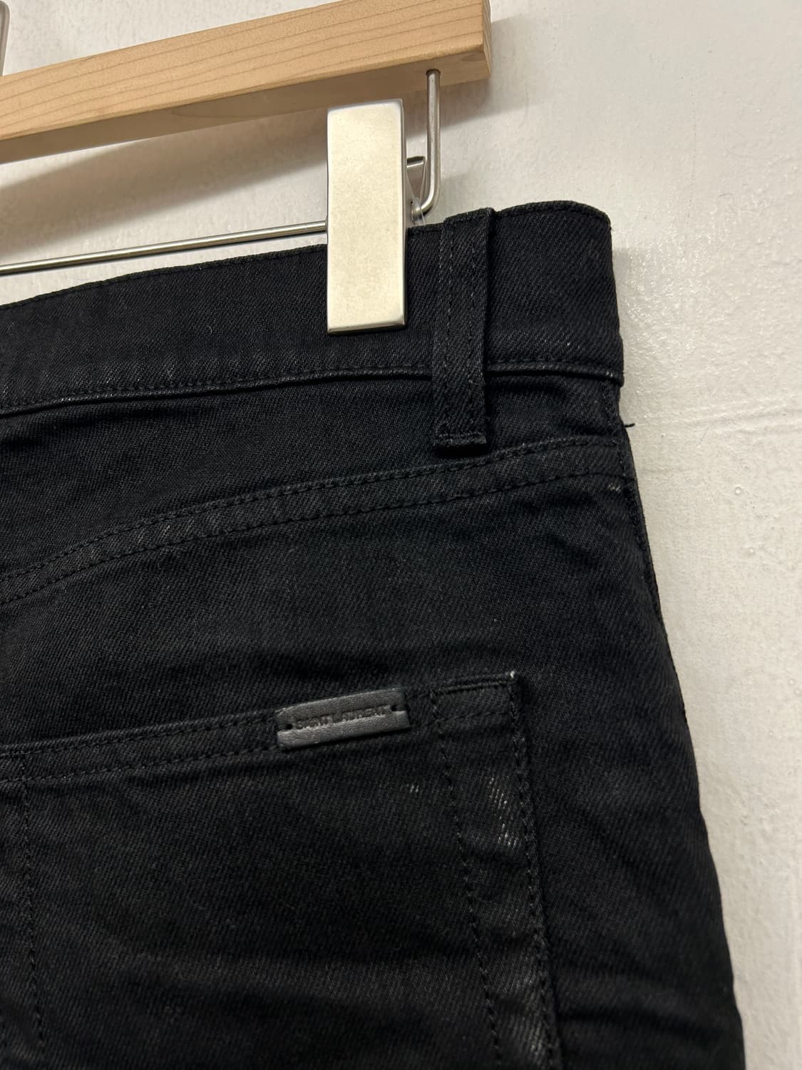 생로랑 블랙 스키니진 팬츠 상품이미지5