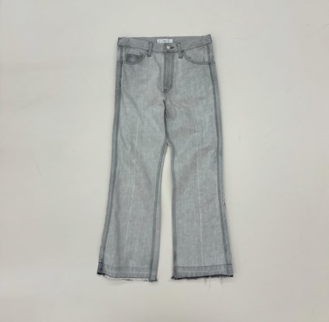 토가 비릴리스 지퍼 그레이 부츠컷 팬츠 상품이미지1