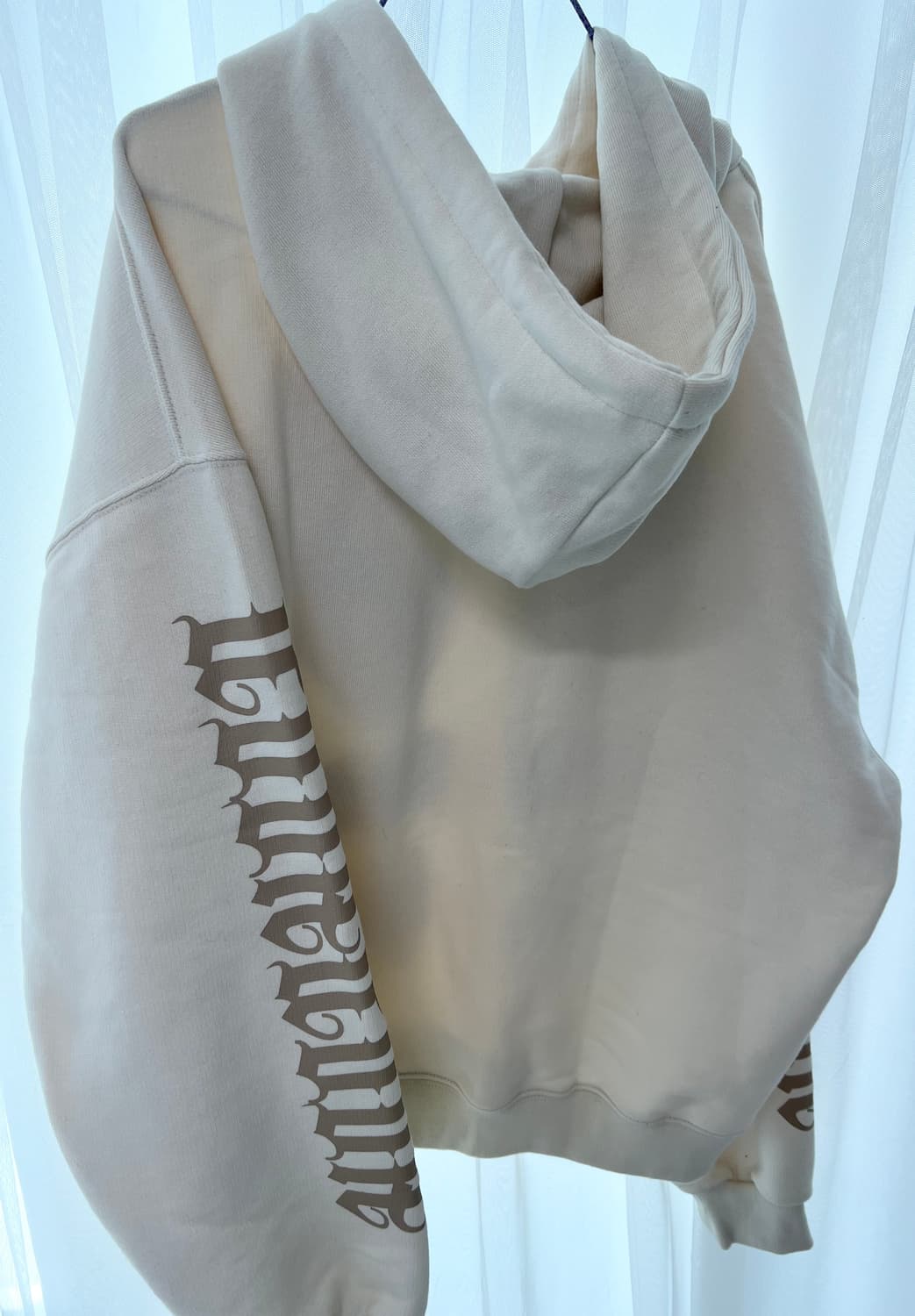 후드후드 멀티 로고 아플리케 후드 아이보리 상품이미지6