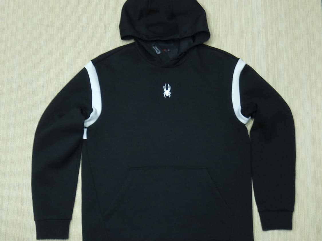 (L/100) 스파이더 남성용 라인블럭 후디 스웨트셔츠 상품이미지3