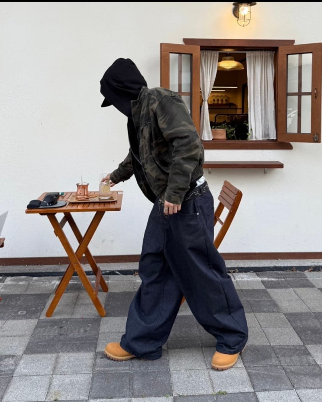 핀터레스트 인디고 배기 데님 상품이미지2