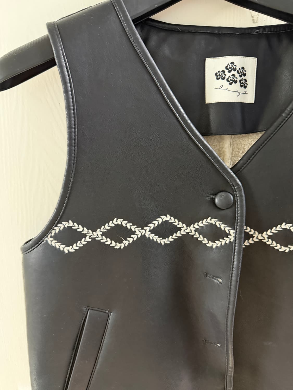 시눈 가죽털조끼 상품이미지3