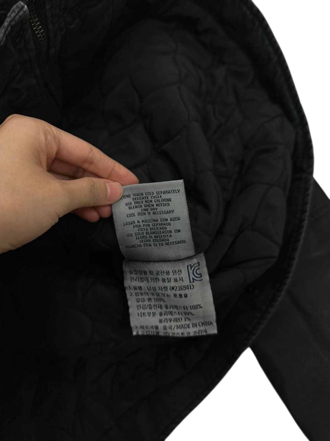 00s 리바이스 누빔자켓 블랙 (XL)  상품이미지9