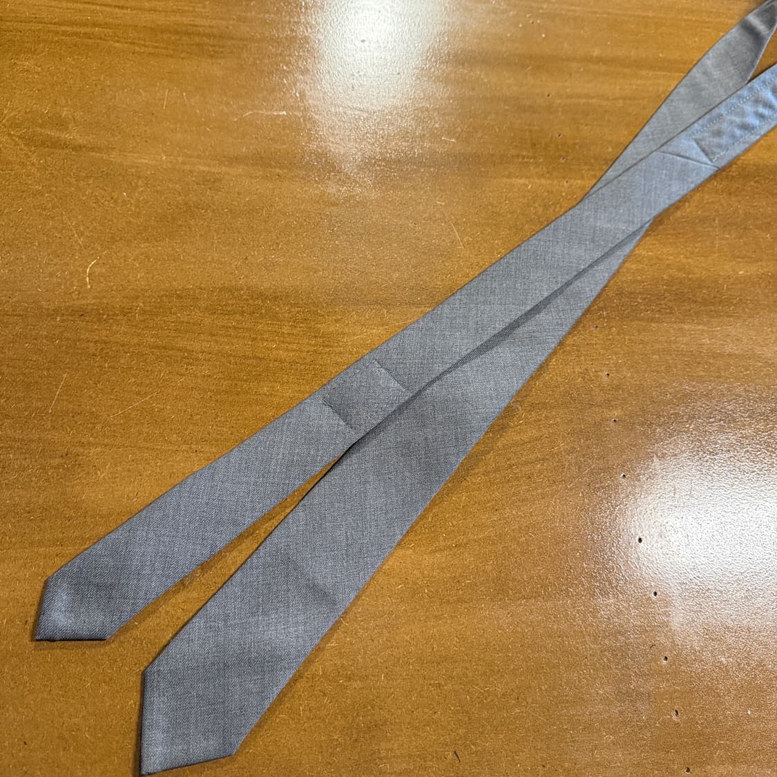 톰브라운 그레이 울 넥타이 상품이미지4