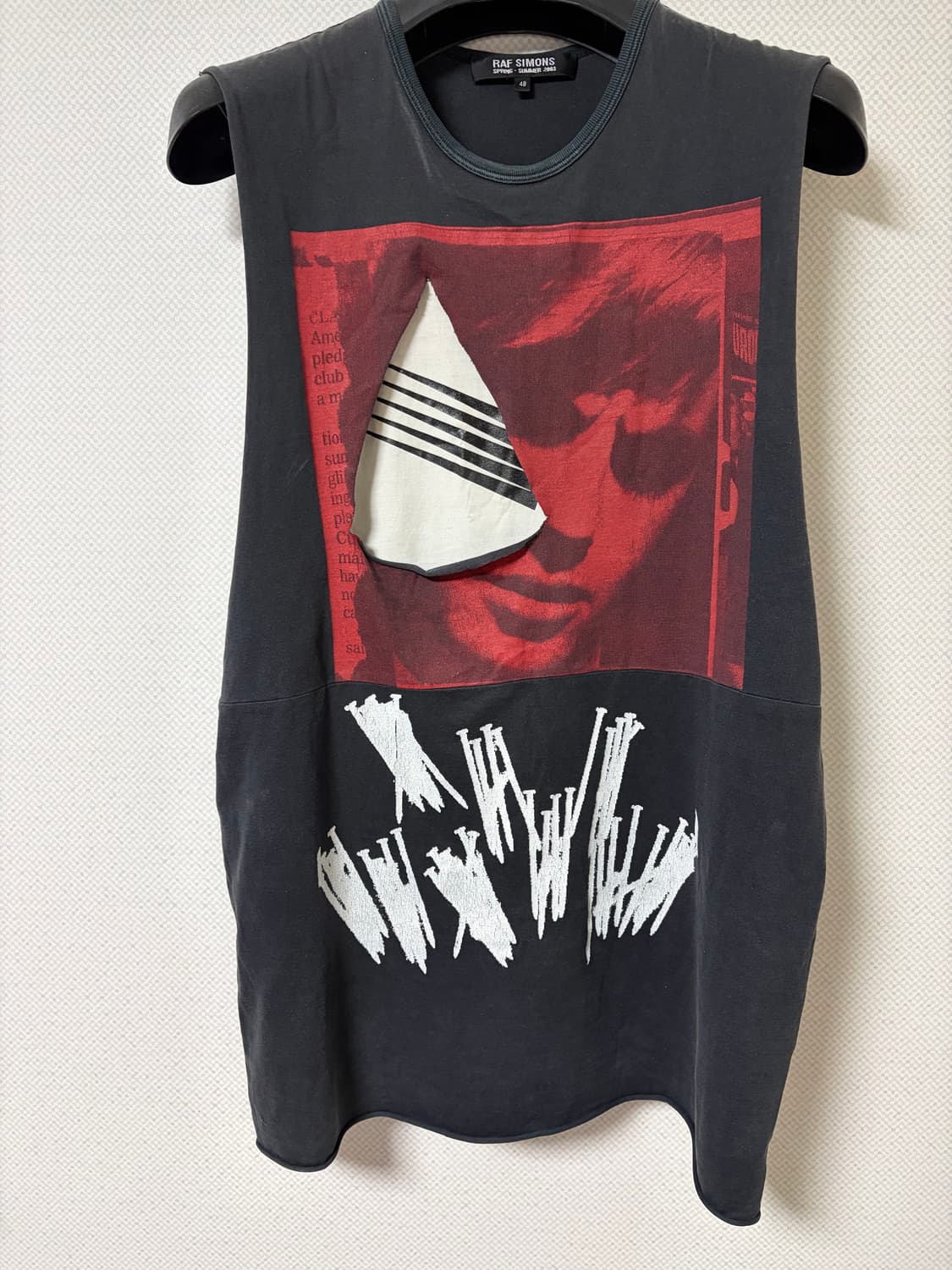 라프시몬스 03ss consumed 탱크탑 상품이미지3