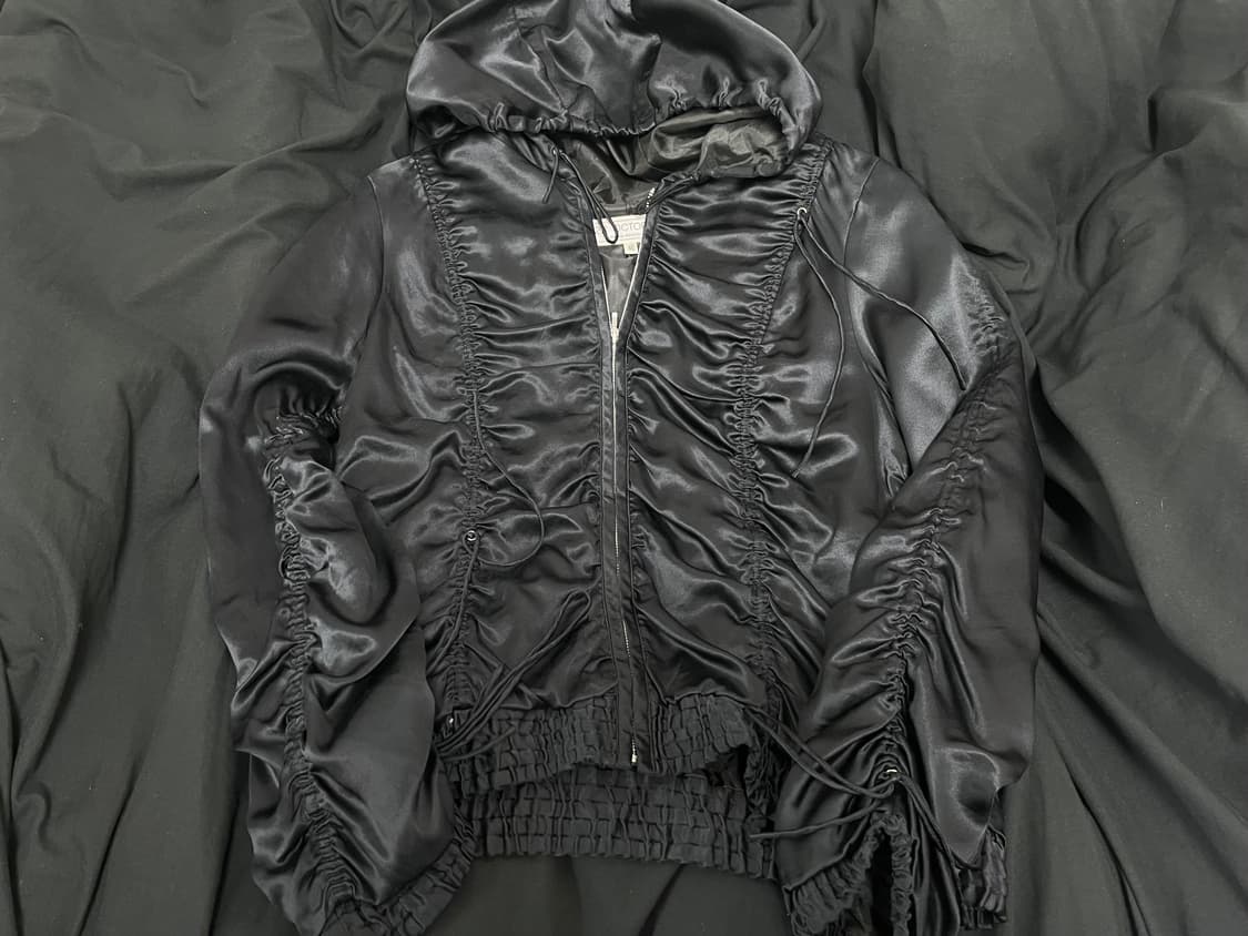 빈티지 셔링 후드집업 다크네이비 상품이미지1