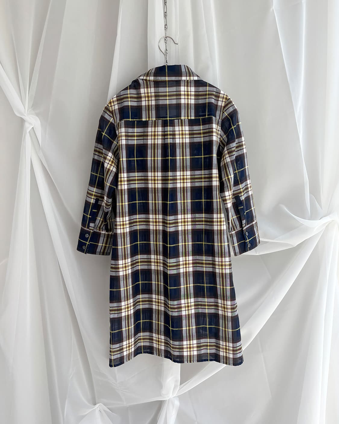 seize neck frill strap unique shirt 상품이미지2