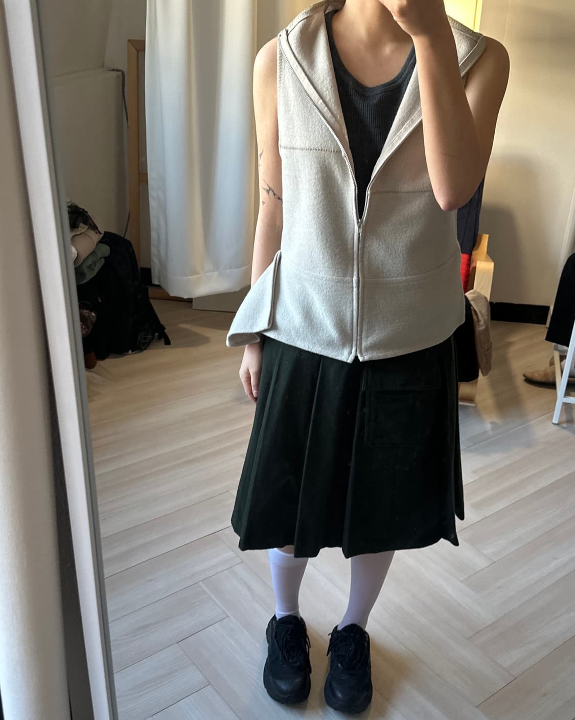 [KEIKO KISHI] wool unbalance sleeveless 상품이미지10