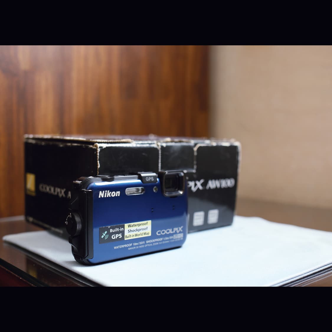 레어<민트급><한글> 니콘 쿨픽스 aw100 블루 빈티지 디카 상품이미지2