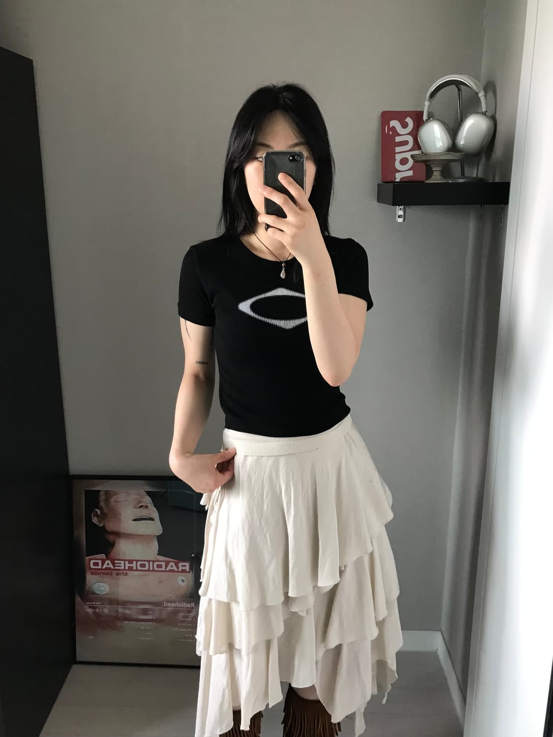 미스치프 롬버스 블러 티셔츠 상품이미지2