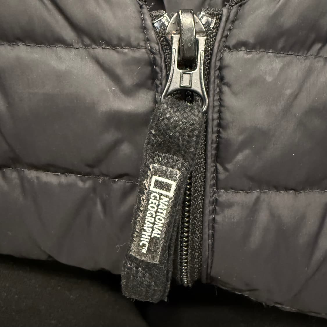 [정품/M] 내셔널지오그래픽 블랙 패딩 점퍼 b19 상품이미지6