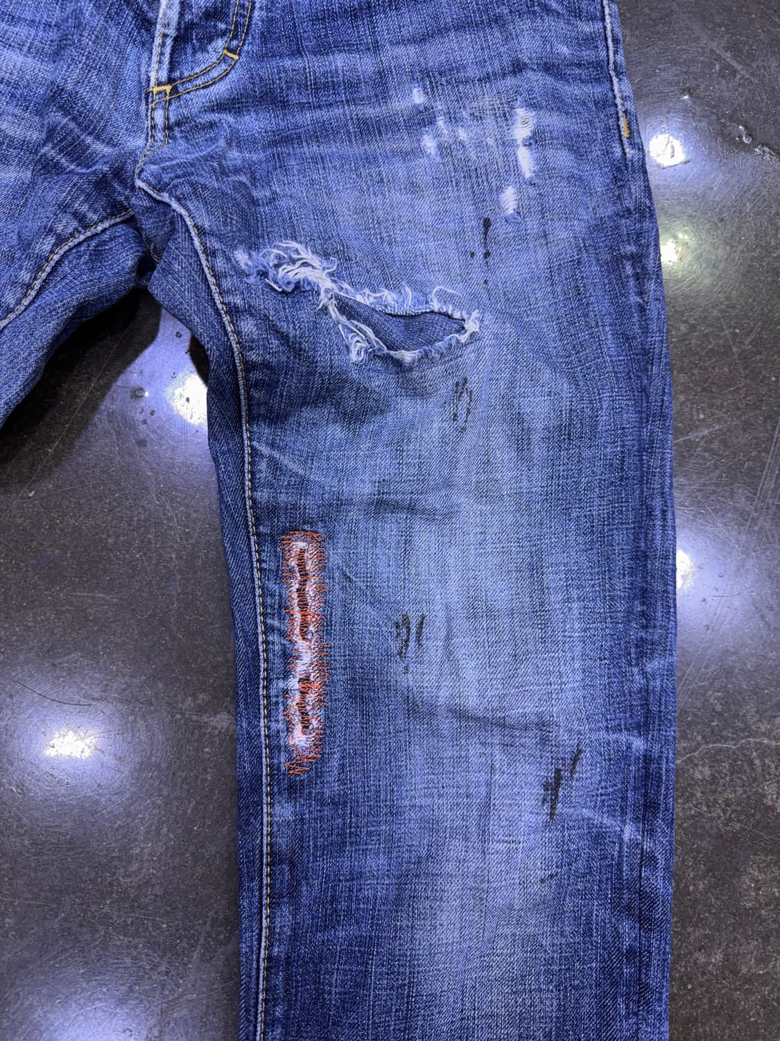 디스퀘어드2 빈티지 데미지 디스트로이드진 데님팬츠 46 상품이미지6