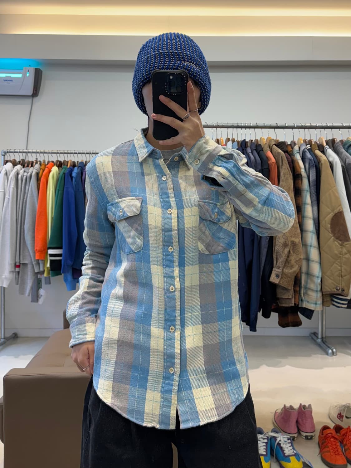 리바이스 웨스턴 체크 셔츠 상품이미지5