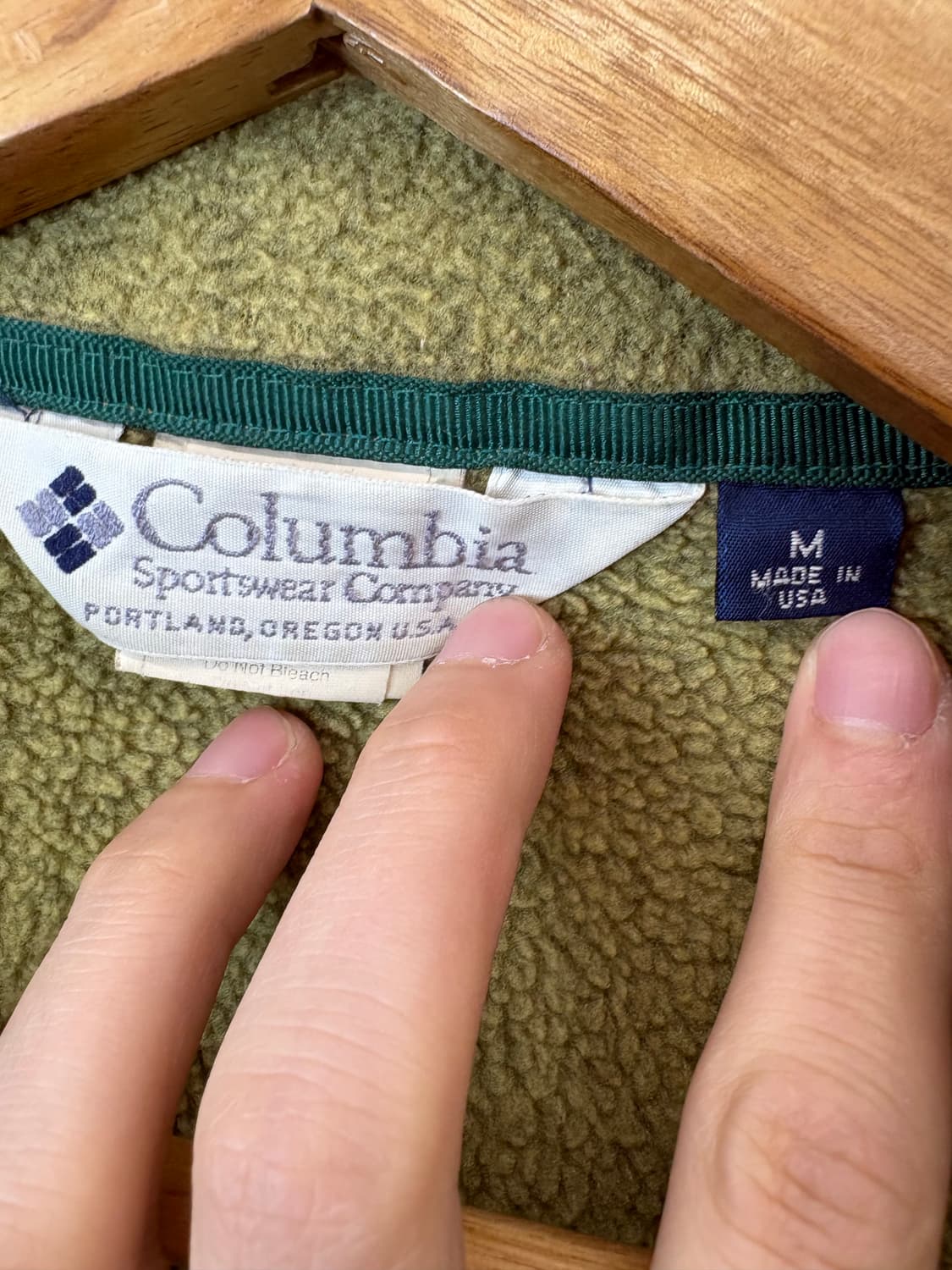 컬럼비아 90s USA 빈티지 후리스 자켓 상품이미지5