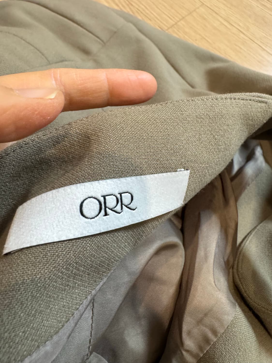 오르 orr 언밸런스 플리츠 드레스 상품이미지5