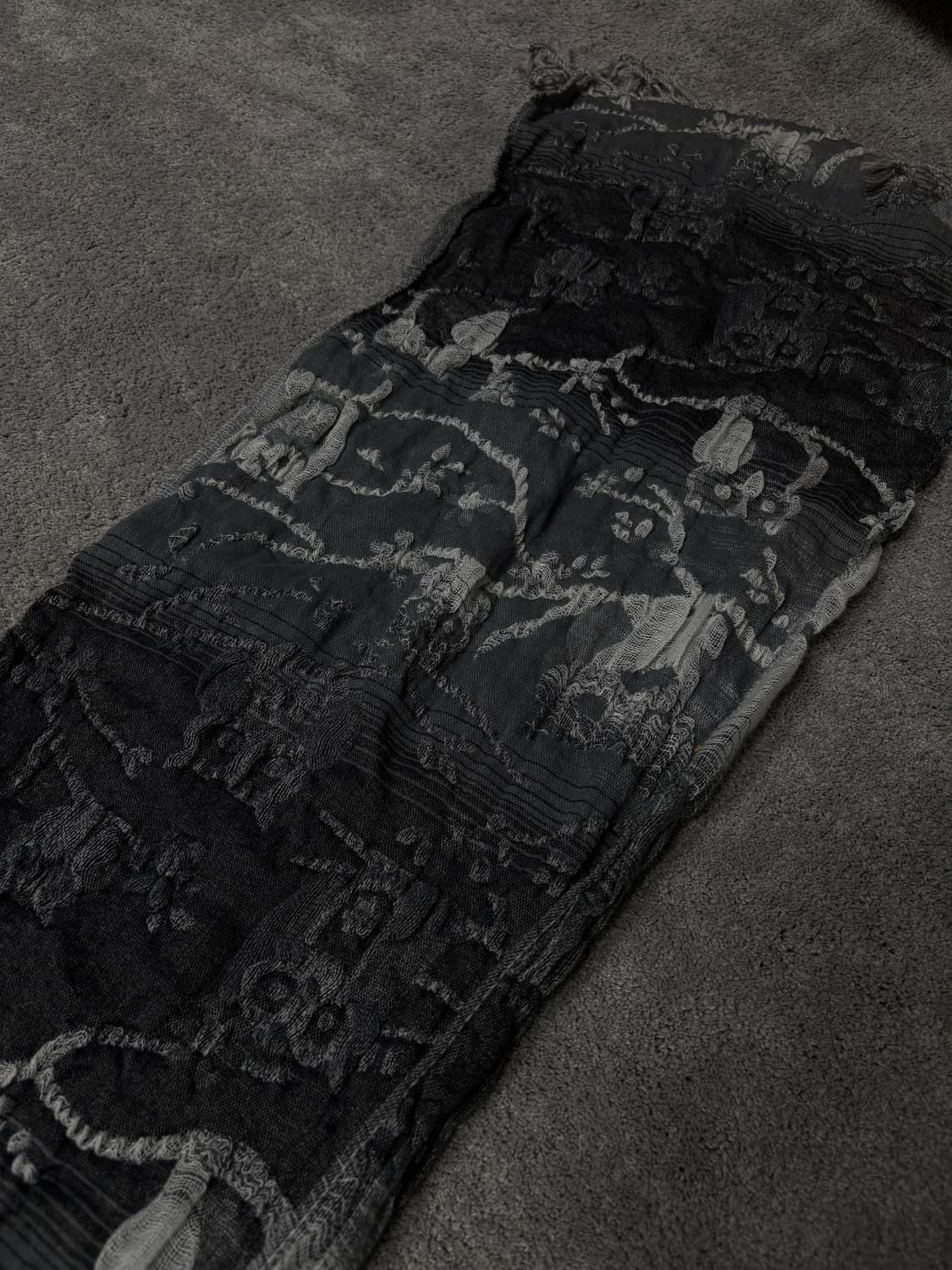 Vintage vkei gothic punk mood scarf 상품이미지3