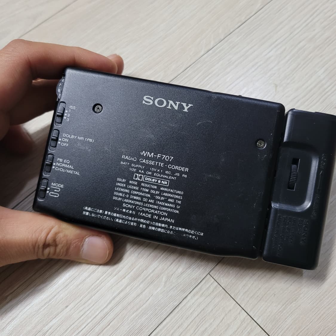 소니 워크맨 WM-F707 카세트 플레이어 부품용 상품이미지2
