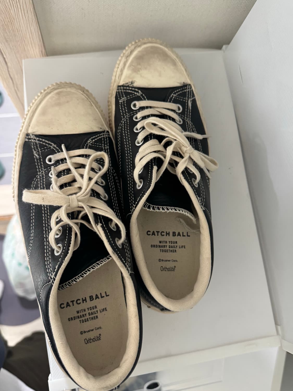 캐치볼 밀리터리 스탠다드 레더 스니커즈 260 상품이미지2