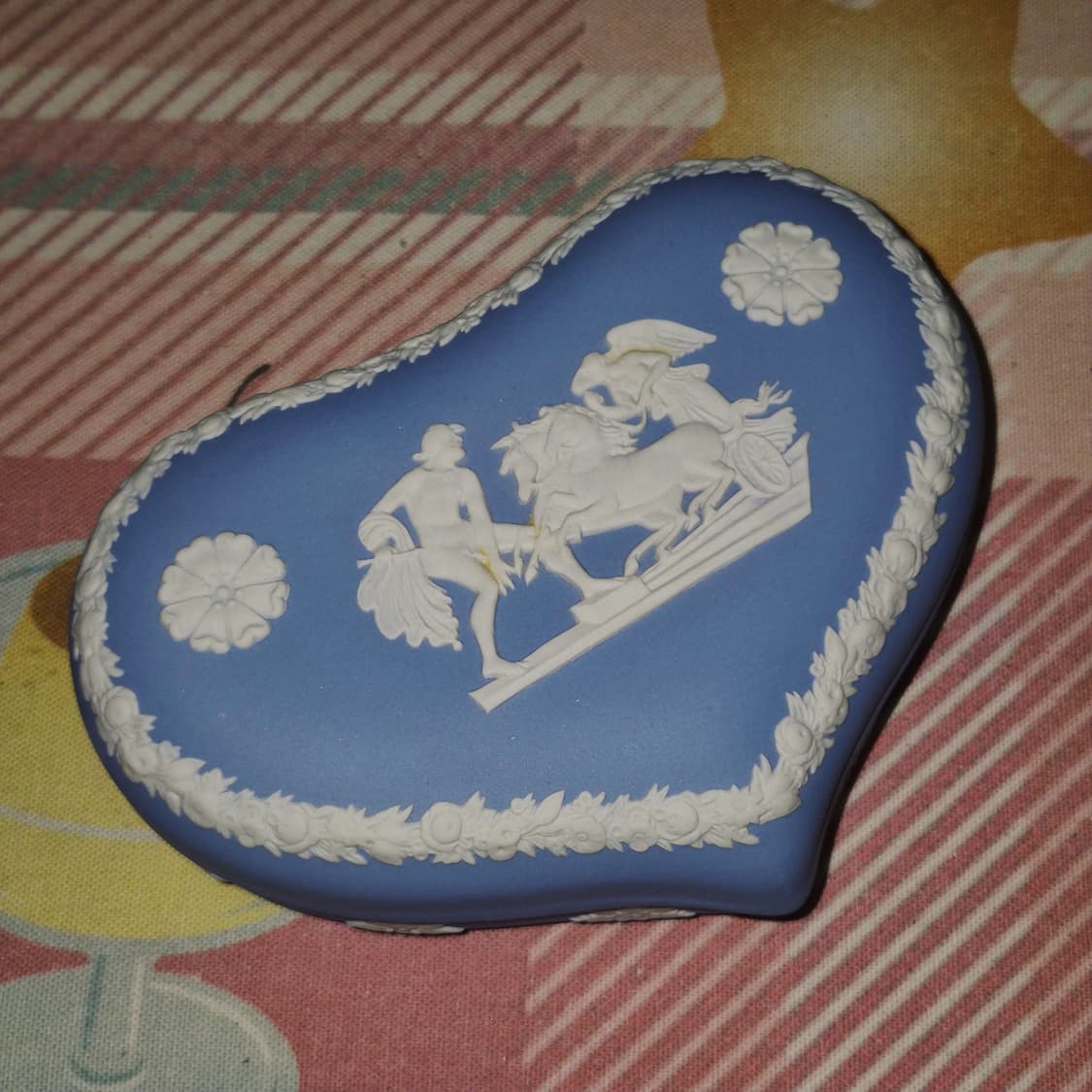 80s 영국 웨지우드 하트 제스퍼 트링켓 상품이미지8