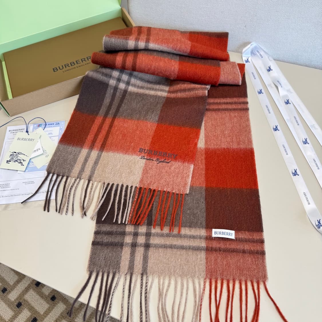 버버리 리버서블 스카프 100% 램스울
 상품이미지2