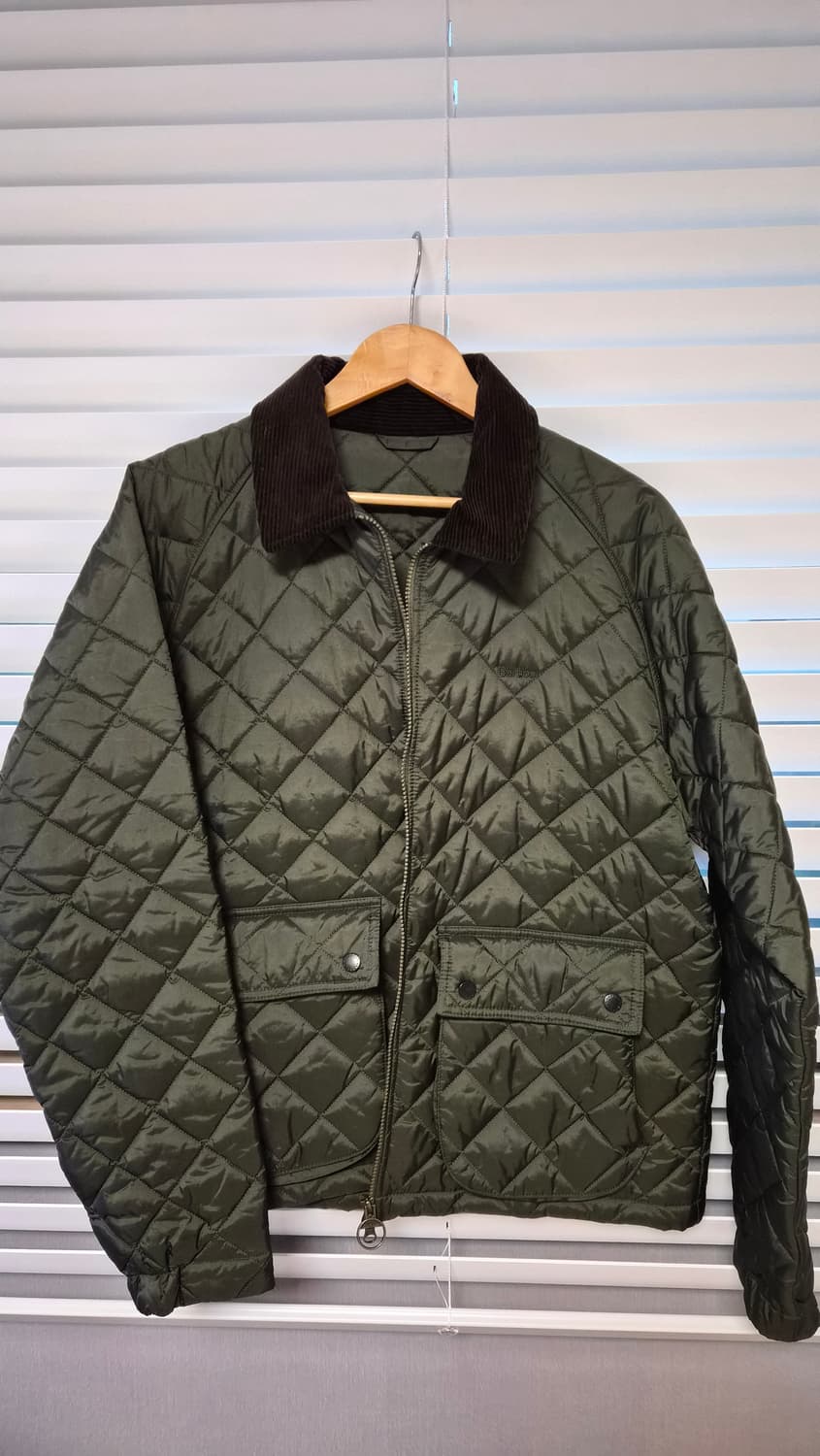 바버 퀼팅 자켓 올리브 L 상품이미지1