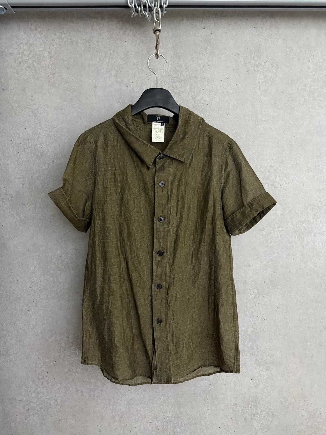 Yohji Yamamoto crinkle shirt 상품이미지4