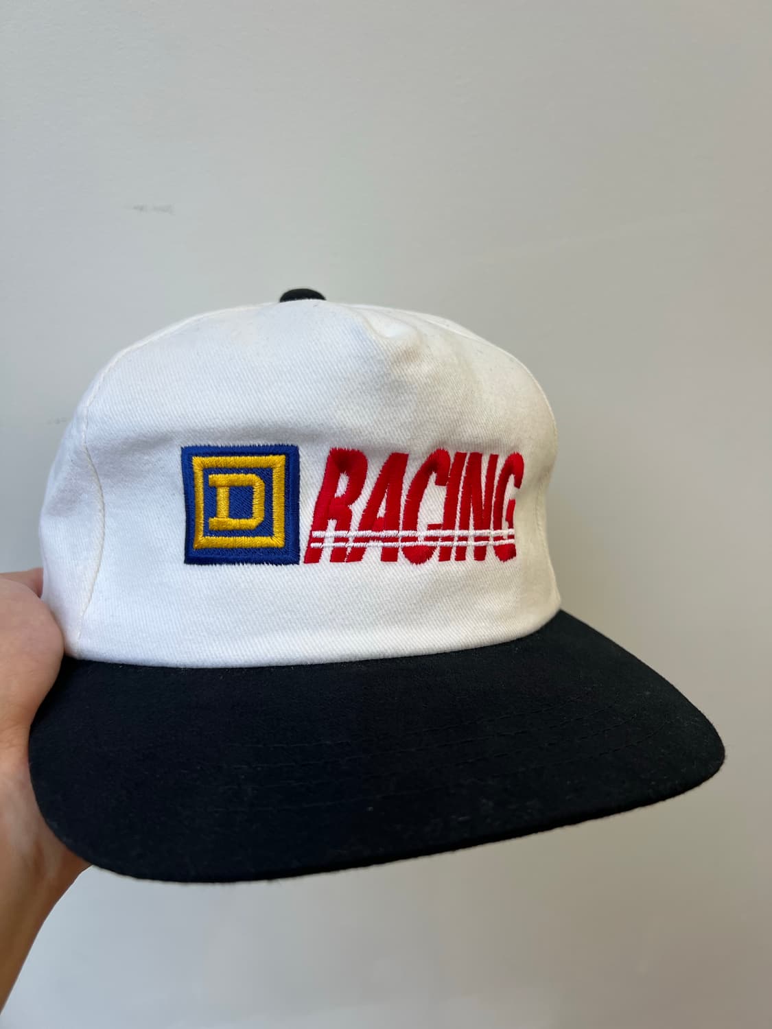 90's D RACING 투톤 캡 상품이미지2
