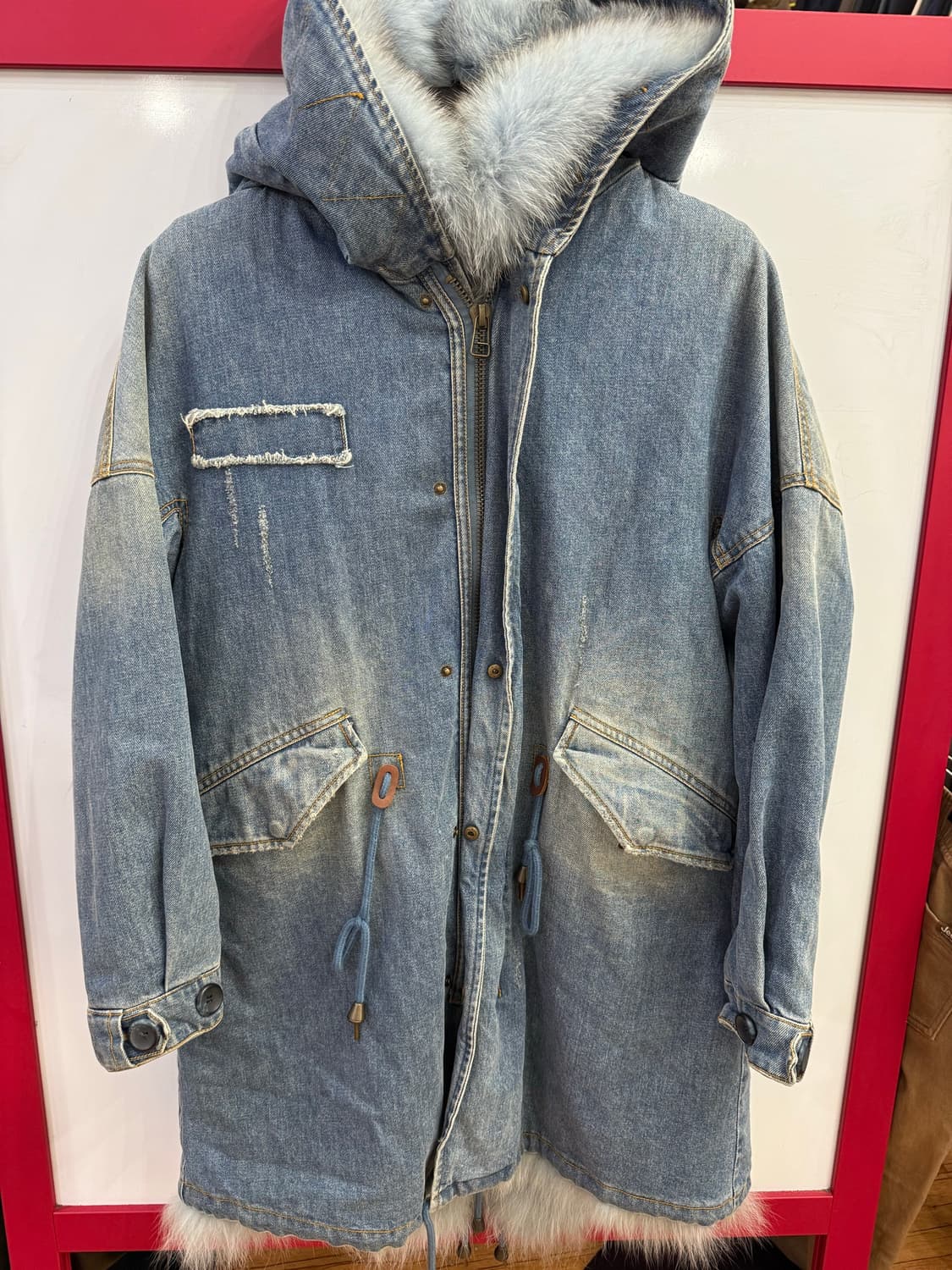 SPRUNG FRERES 데님 퍼 야상 M 상품이미지1