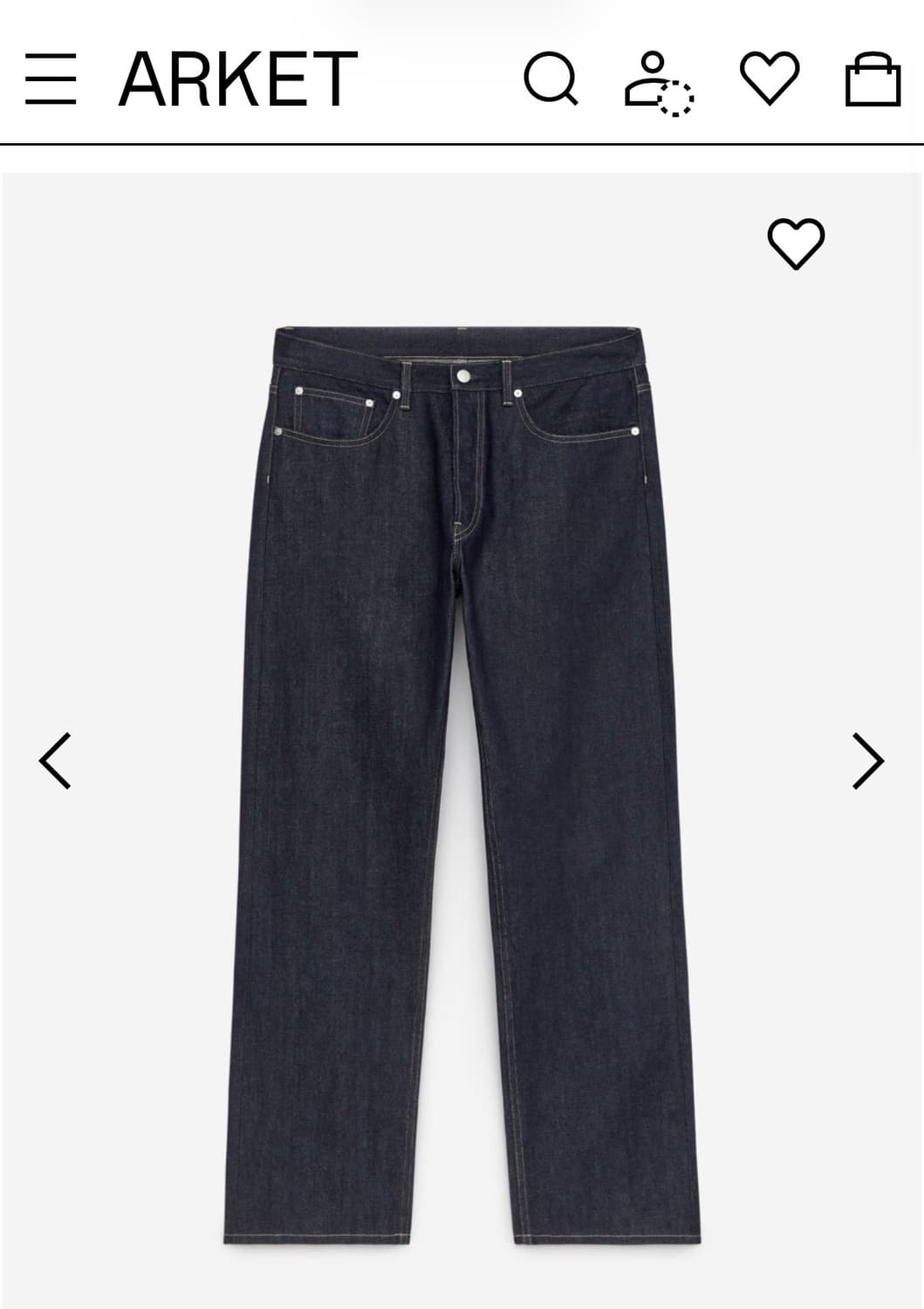 ARKET cliff 레귤러스트레이트 데님 상품이미지1