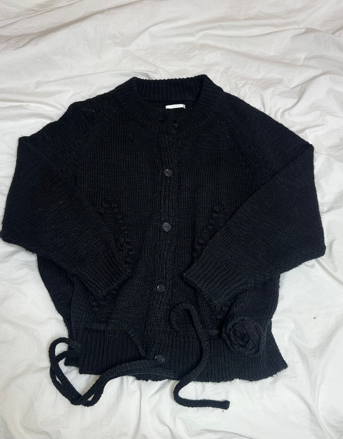 일리고 플레르 다이아 가디건 블랙 상품이미지6