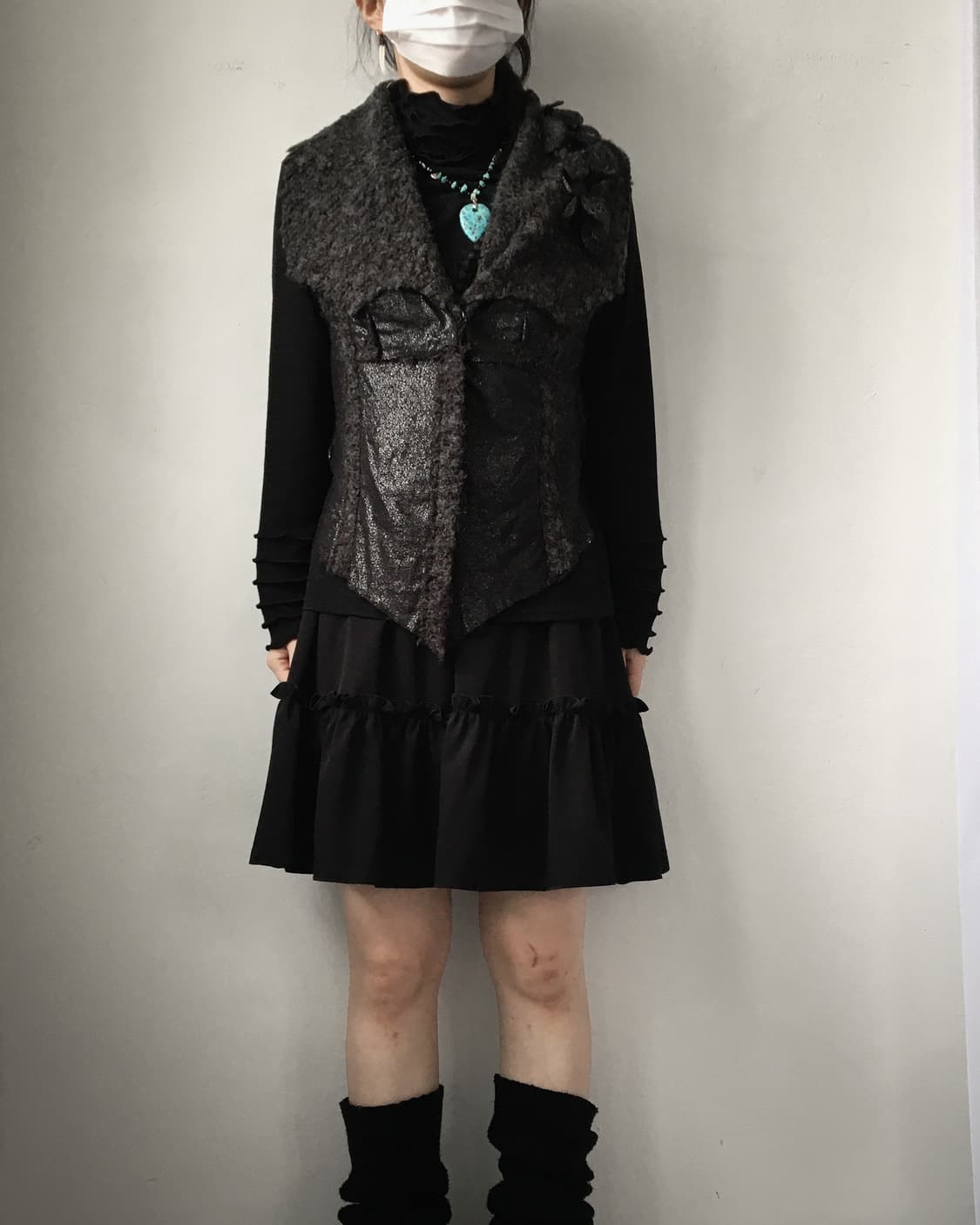 Corsage point drape point vest 상품이미지6