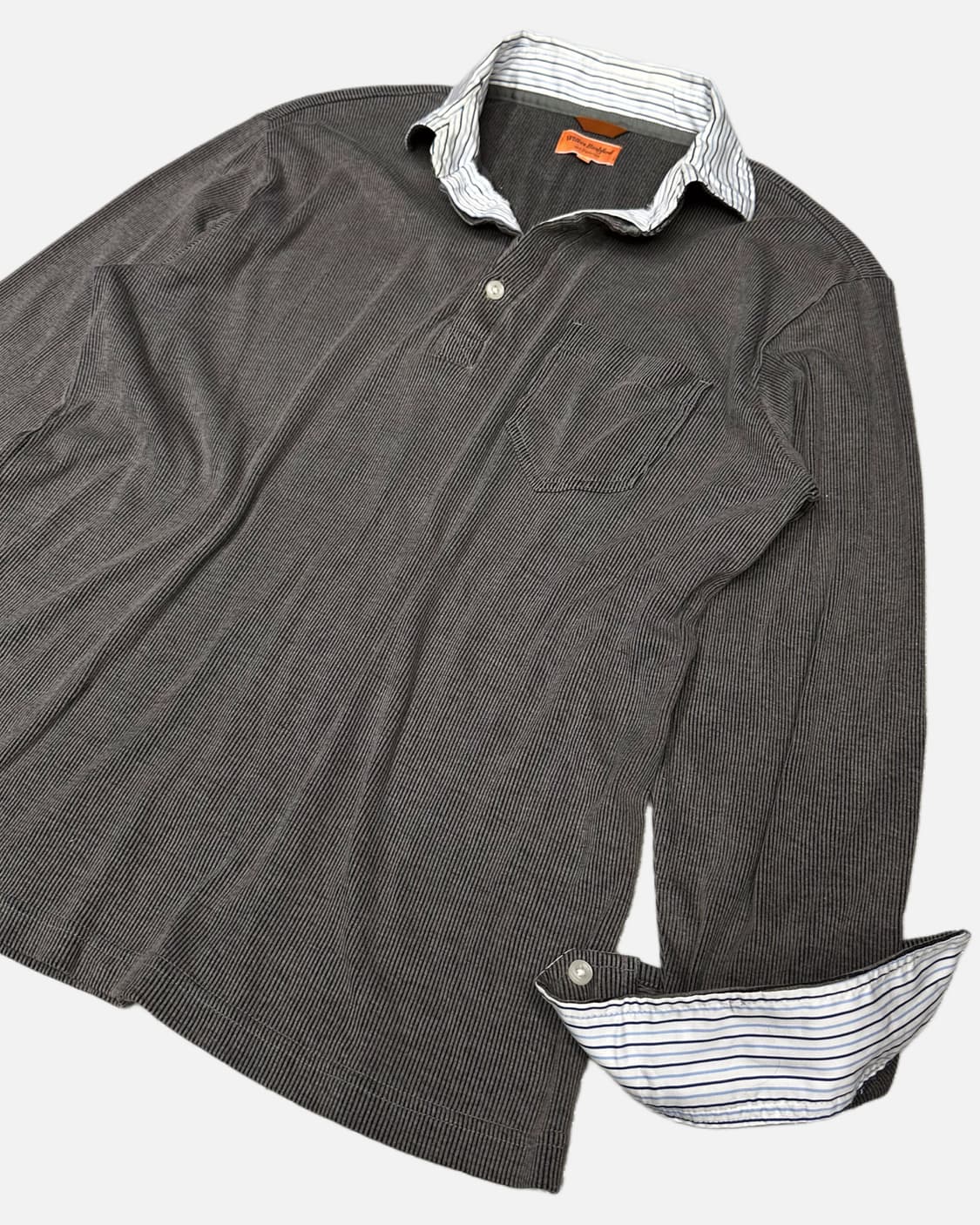 ribbed layered collar t-shirt 상품이미지3