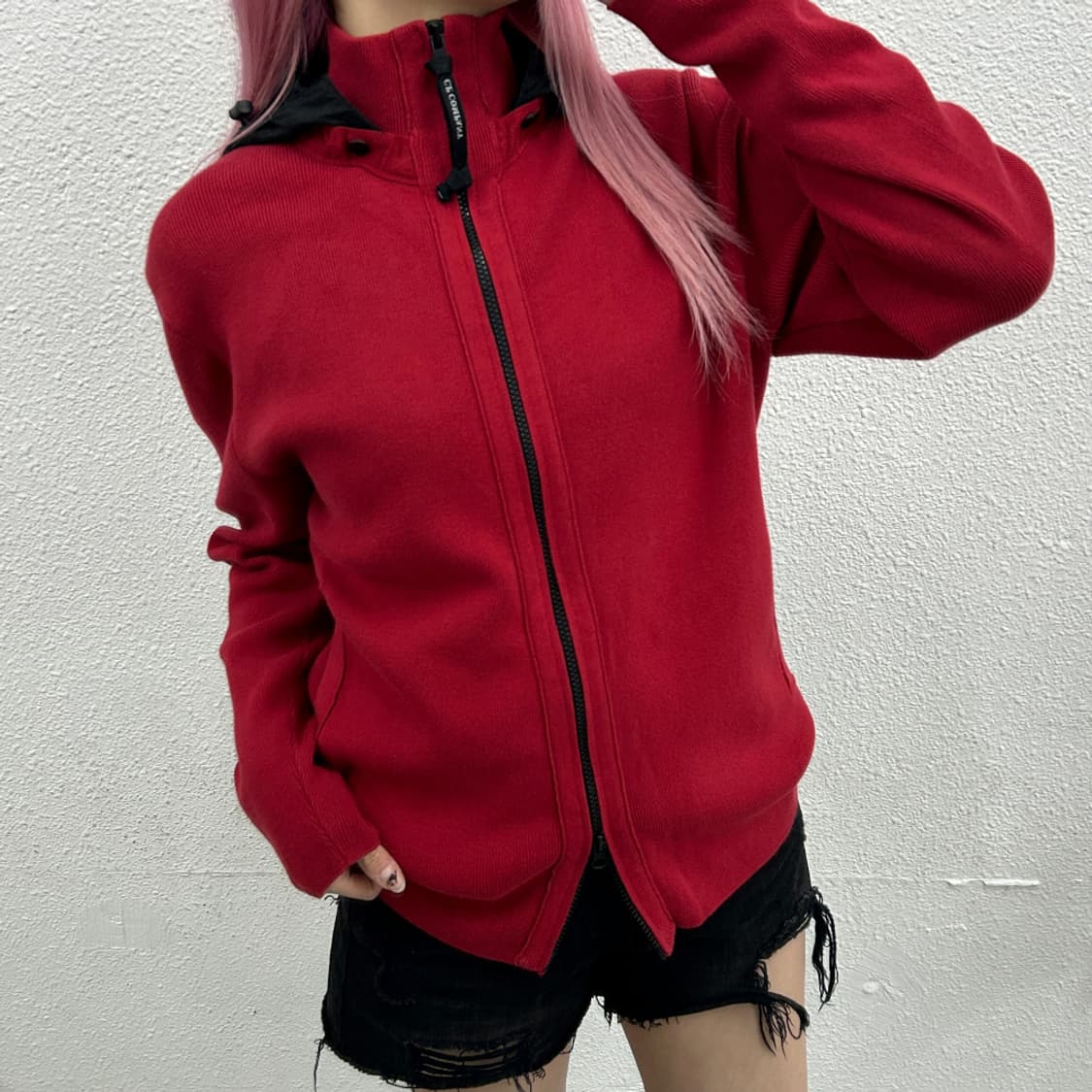 CP컴퍼니 투웨이 니팅 후디 집업 상품이미지6