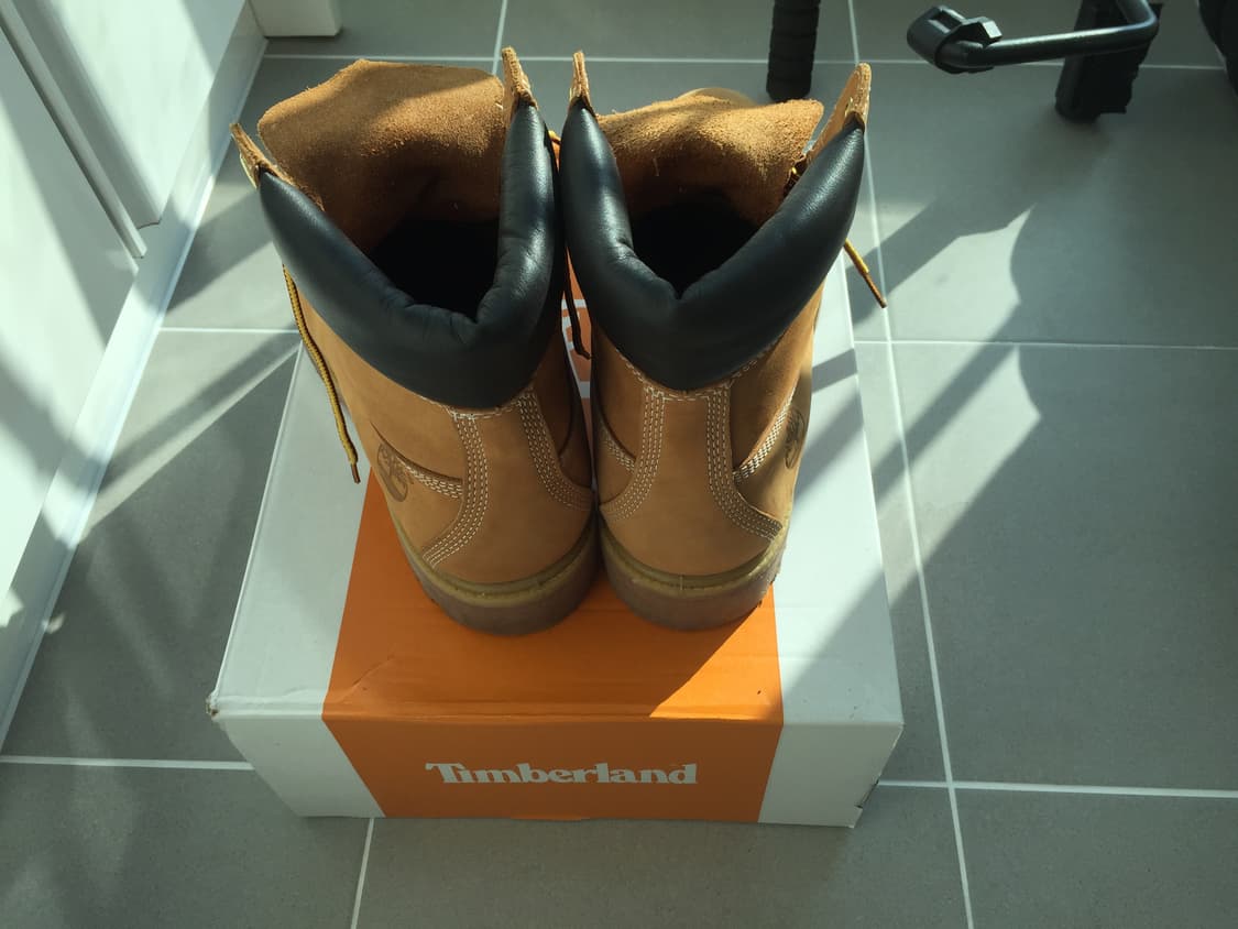 팀버랜드 프리미엄 6인치 워터프루프 부츠 위트 누벅 - 와이드 상품이미지3